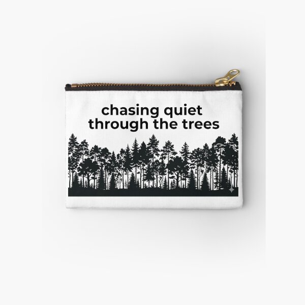 Item preview, Chasing quiet through the trees designed and sold by RunningWhiskers.