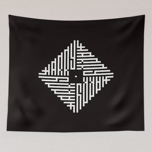 Item preview, HARRY | White  | Modern Geometric Kufi Calligraphy | From Name to Art   designed and sold by FOR YOUR NAME.