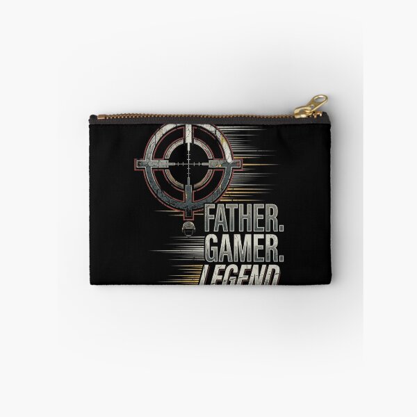 Item preview, Father Gamer Legend Tactical Crosshair Typography designed and sold by TeNovaStudio.