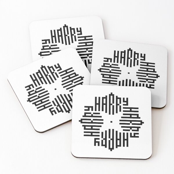Item preview, HARRY | Black  | Modern Geometric Kufi Calligraphy | From Name to Art   designed and sold by FOR YOUR NAME.