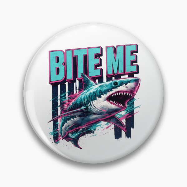 Item preview, Bite Me Shark: Funny Shark Shirt, Ocean Predator Humor Summer Design, Beach Vacation Graphic, Sea Life Apparel designed and sold by Merchall  store.