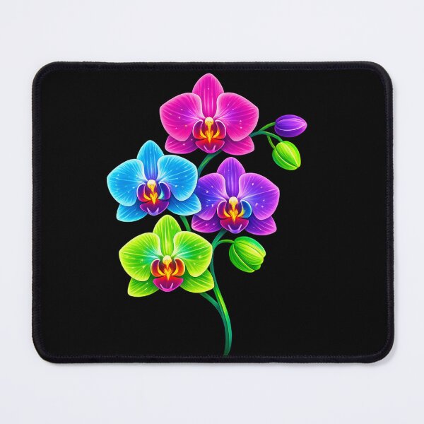Item preview, Neon Glowing Orchid Flowers designed and sold by MattyManiac.
