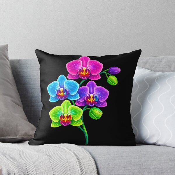 Item preview, Neon Glowing Orchid Flowers designed and sold by MattyManiac.
