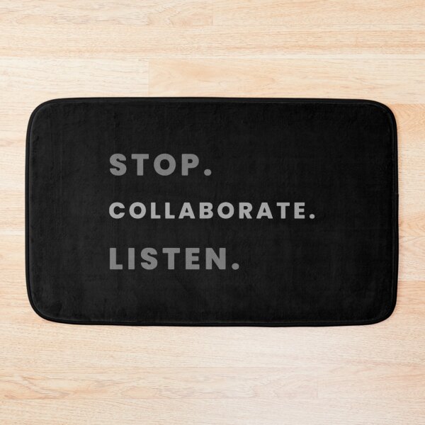 Item preview, Stop. Collaborate. Listen. designed and sold by eileenlandy.