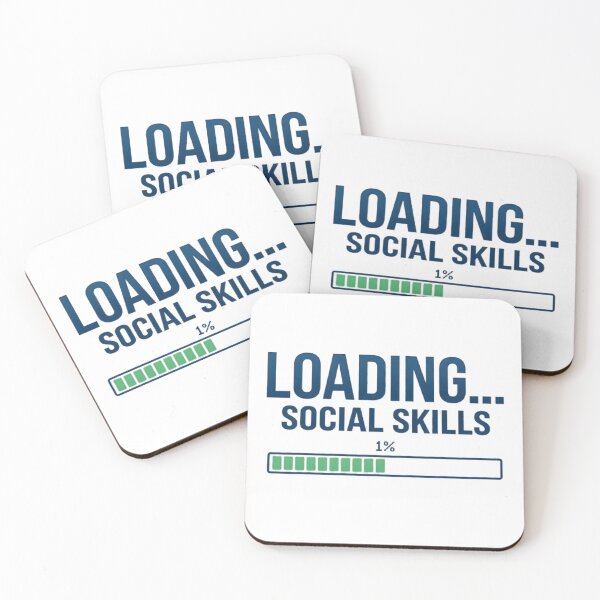 Item preview, Social Skills 1 Percent Loaded Sarcastic Tech Meme designed and sold by MCV-Designs.