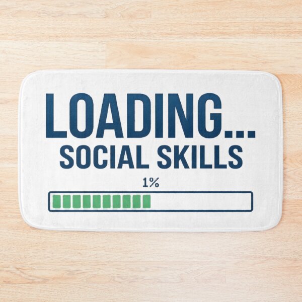 Item preview, Social Skills 1 Percent Loaded Sarcastic Tech Meme designed and sold by MCV-Designs.