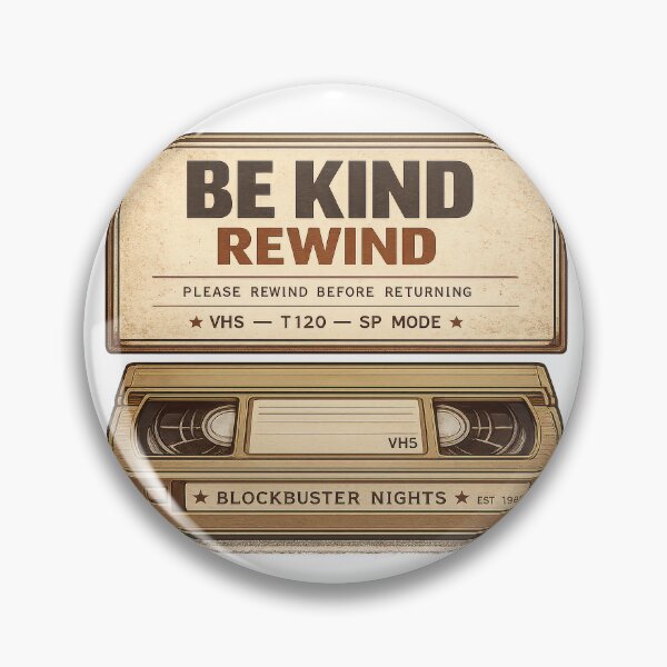 Item preview, Be Kind Rewind Blockbuster Nights Retro VHS Tape designed and sold by TheKaiZenNi.