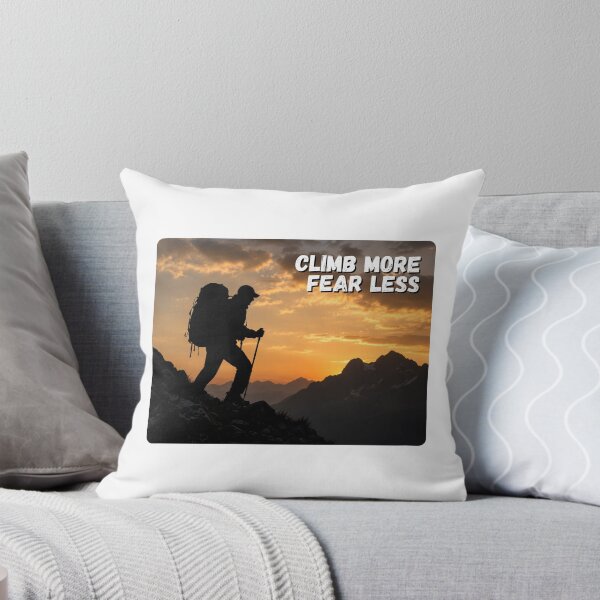 Item preview, Climb more, Fear less designed and sold by RunningWhiskers.