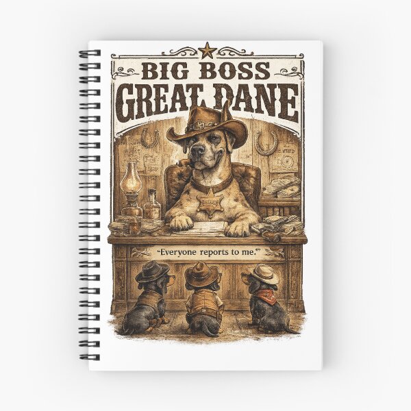 Item preview, Great Dane Big Boss Cowboy Sheriff  designed and sold by domdjs4239.