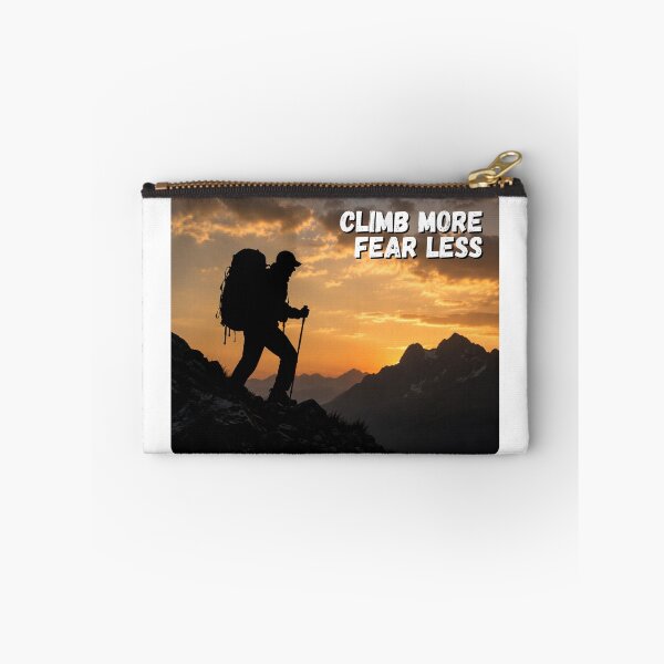 Item preview, Climb more, Fear less designed and sold by RunningWhiskers.