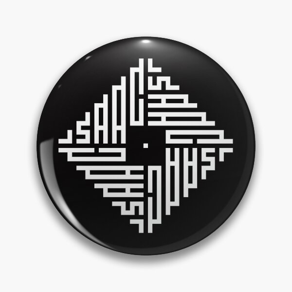 Item preview, ISAAC | White  | Modern Geometric Kufi Calligraphy | From Name to Art   designed and sold by FOR YOUR NAME.