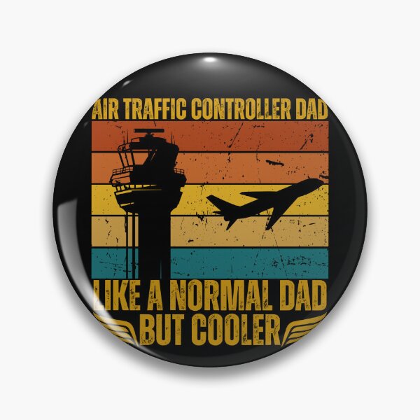 Item preview, Air Traffic Controller Dad, Like A Normal Dad But Cooler Retro Sunset designed and sold by legendaryskins.