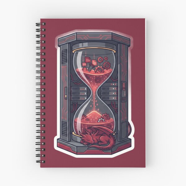 Item preview, The Chrono Shield: Red Dragon Server Hourglass designed and sold by MarkRemarkable.