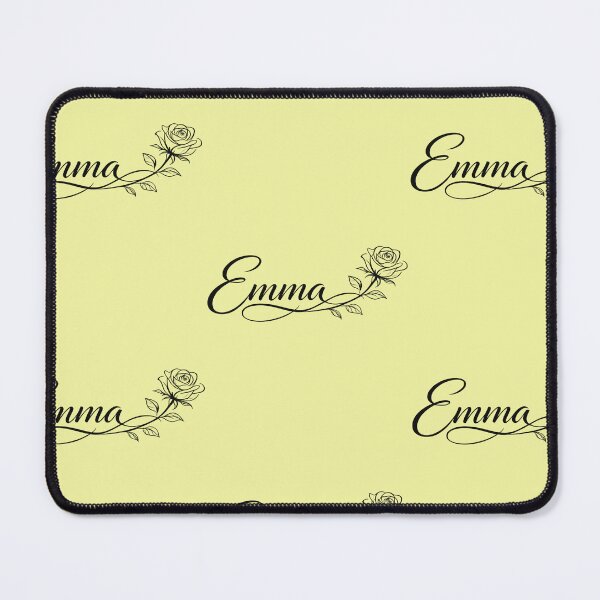 Item preview, Emma Rose Name Art | Elegant Floral Calligraphy Design designed and sold by AnadAA.