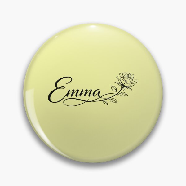 Item preview, Emma Rose Name Art | Elegant Floral Calligraphy Design designed and sold by AnadAA.