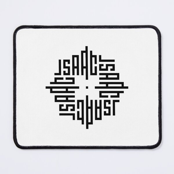 Item preview, ISAAC | Black | Modern Geometric Kufi Calligraphy | From Name to Art designed and sold by FOR YOUR NAME.