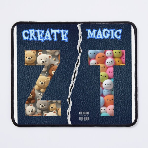 Item preview, Create Magic ZT Ripped Leather Teddy Bears Kawaii Art designed and sold by Articora.