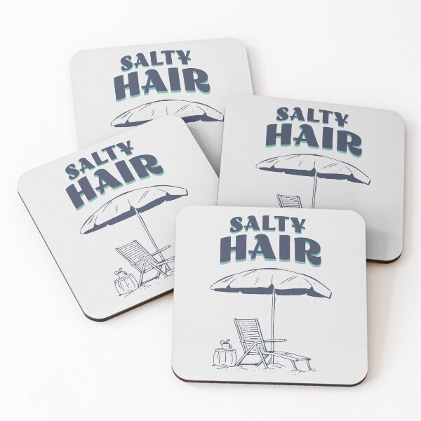 Item preview, Salty Hair Beach Vacation Aesthetic Design designed and sold by PrintandJoy.