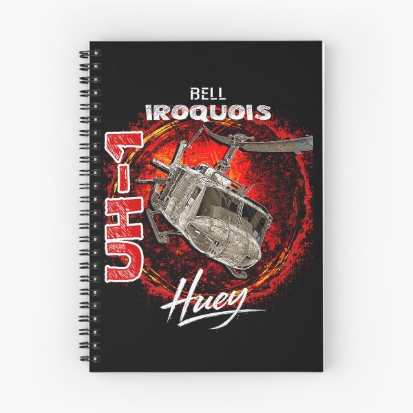 Item preview, UH-1 Iroquois Huey Helicopter Vintage Military Aviation Graphic designed and sold by Aerolovers.