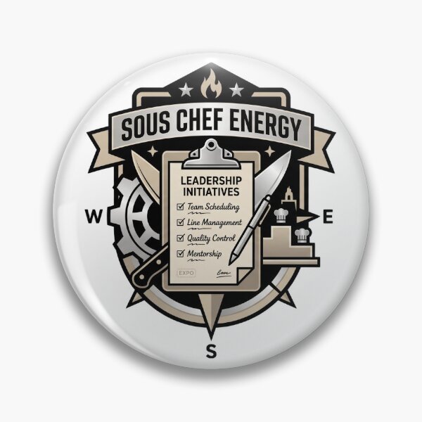 Item preview, Sous Chef Energy: I Run This Line designed and sold by BrewChef.