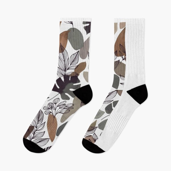 Item preview, Boho Tropical Botanical Pattern | Neutral Monstera & Leaf Design designed and sold by GalleryPeak.