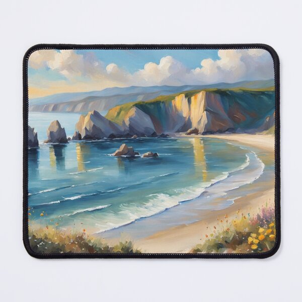 Item preview, Where Cliffs Meet the Sea designed and sold by Undersea Ai Art.