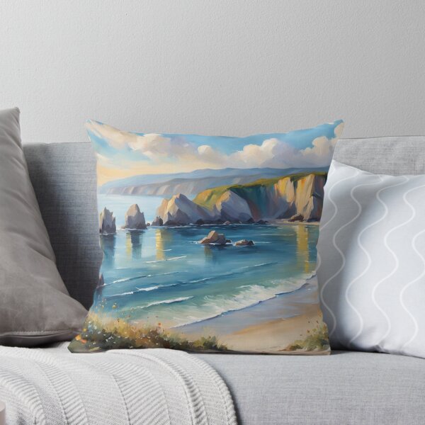 Item preview, Where Cliffs Meet the Sea designed and sold by Undersea Ai Art.