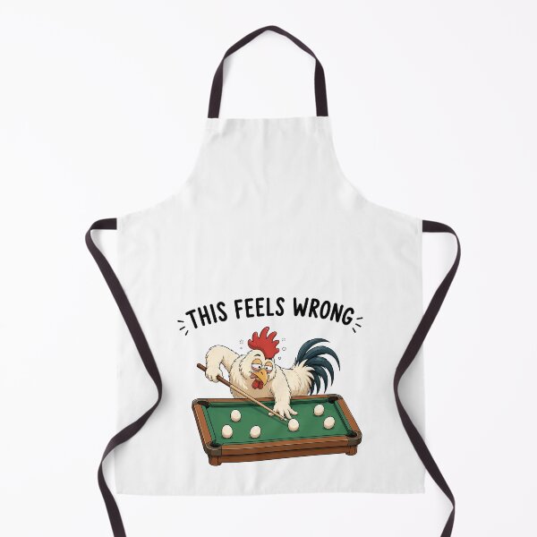 Item preview, Funny Chicken Playing Pool with Eggs | Absurd and Funny Humor designed and sold by Unik Design.