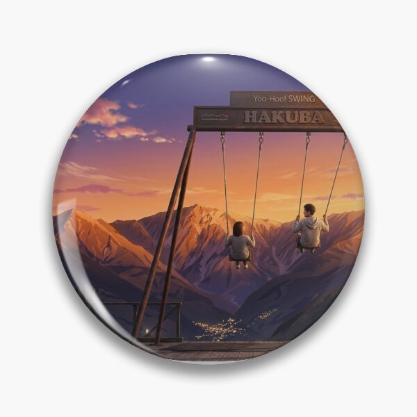 Item preview, Golden Sunset Over Hakuba Swing designed and sold by Kokeshidreams.