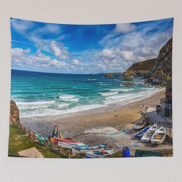 Item preview, St Agnes Harbour Cornwall Coastal View designed and sold by Paul Thompson Photography.