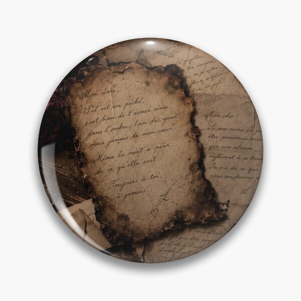 Item preview, Dark Academia Love Letters Poster | Gothic Romance Wall Art | Vintage Candlelit Desk Print | Forbidden Love Aesthetic designed and sold by WrenAndCipher.