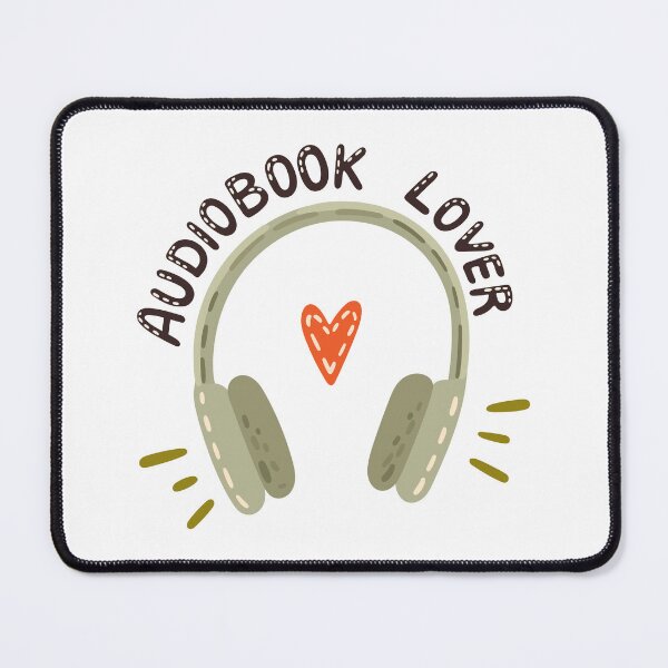 Item preview, Cute headphones for audiobook lover.  designed and sold by creativecornr.