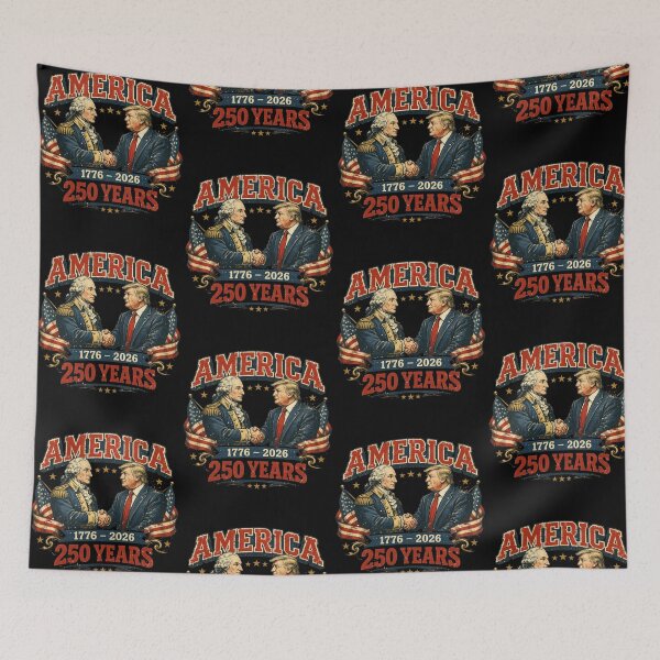 Item preview, 250 Years America Anniversary 250th Trump Washington designed and sold by b3ida-zl.