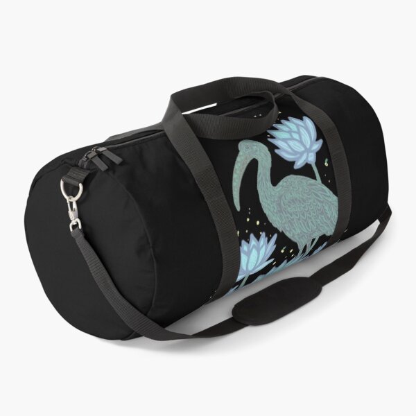Item preview, Mystical Ibis Bird Water Lily Pond Illustration designed and sold by LeshanArt.