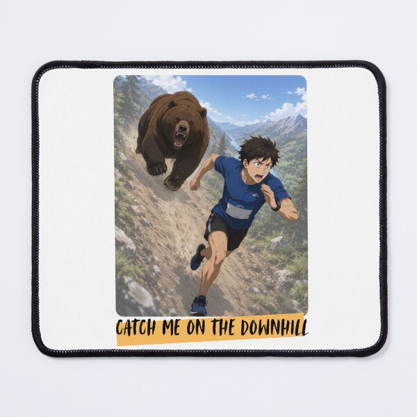 Item preview, Catch me on the downhill designed and sold by RunningWhiskers.