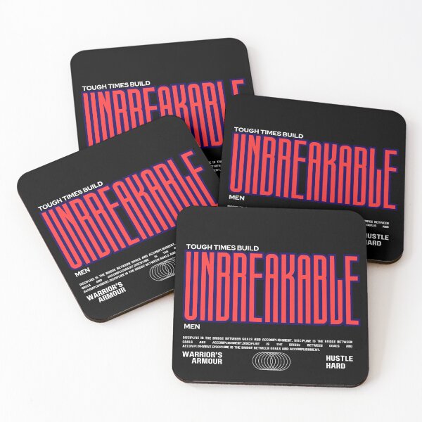 Item preview, Unbreakable Men Quotes for Men  designed and sold by WarriorsArmour.