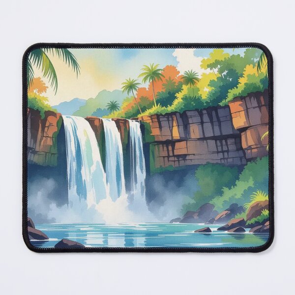 Item preview, Crystal Lagoon Falls designed and sold by Undersea Ai Art.