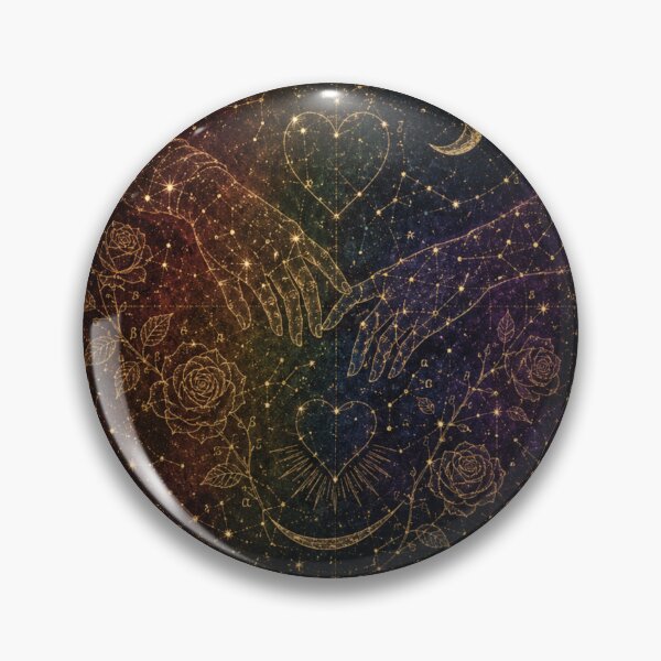 Item preview, Celestial Pride Constellation Poster | Dark Academia Astrology Wall Art | Vintage Gothic Star Chart Print | Cosmic Love Aesthetic designed and sold by WrenAndCipher.