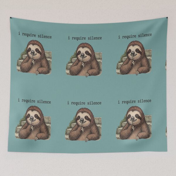 Item preview, I Require Silence Classic T Shirt designed and sold by Lulu Shop.