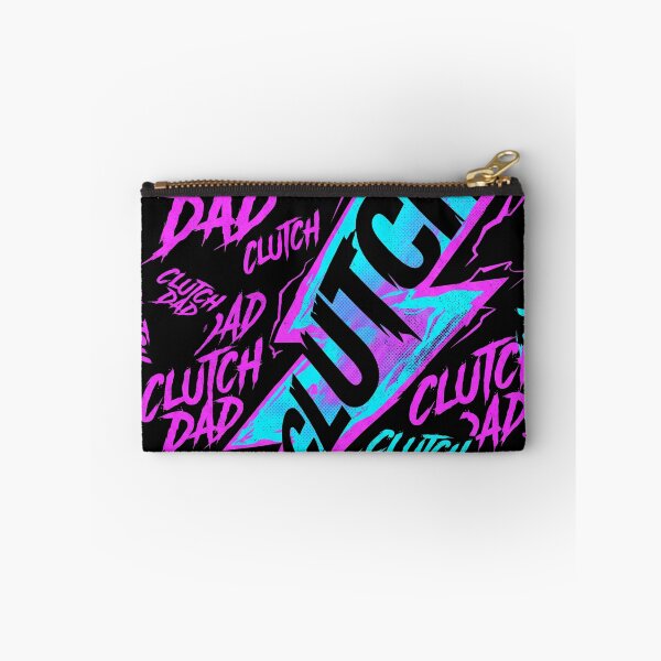 Item preview, Neon Synthwave Clutch Gamer Dad Esports designed and sold by TeNovaStudio.