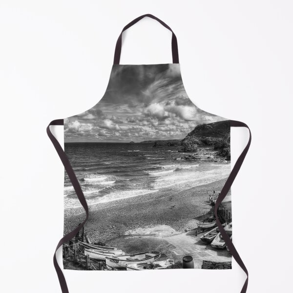 Item preview, St Agnes Harbour Black and White, Cornwall, England designed and sold by Paul Thompson Photography.