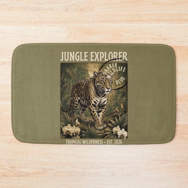 Item preview,  Jungle Explorer Vintage Stamp T-Shirt – Retro Wildlife Adventure Graphic Tee** designed and sold by CallisC-Arts.