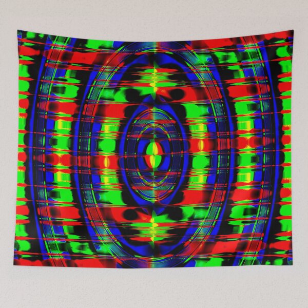 Item preview, Abstract Pattern "Multicolored oval 1"  designed and sold by Gluecknika.
