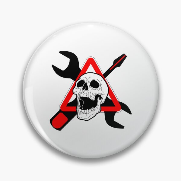 Item preview, Skull Hardhat – Dark Construction Skull Graphic. designed and sold by HorrorInkStudio.