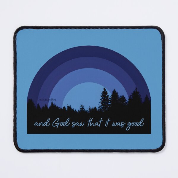 Item preview, God saw that it was good Evergreen chill sunset Christian encouragement T-shirt designed and sold by FTLOG.