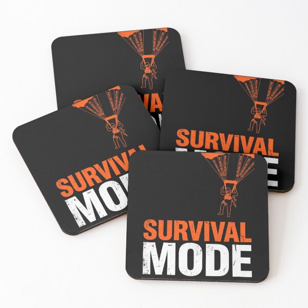 Item preview, Survival Mode Tactical Gamer Parachute Drop designed and sold by TeNovaStudio ⭐⭐⭐⭐⭐.