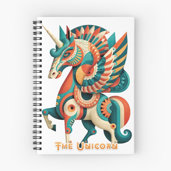 Item preview, Wall Art - Postcard - The Unicorn: Geometric Fantasy Flight designed and sold by ForeverPrintsOK.