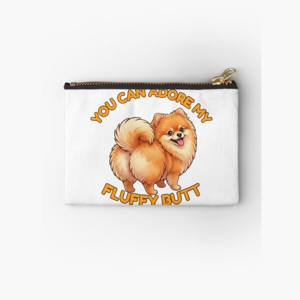 Item preview, You Can Adore My Fluffy Butt – Cute Pomeranian Dog Meme designed and sold by DailyStruggleCo.