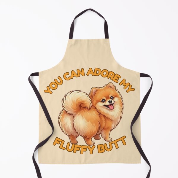 Item preview, You Can Adore My Fluffy Butt – Cute Pomeranian Dog Meme designed and sold by DailyStruggleCo.