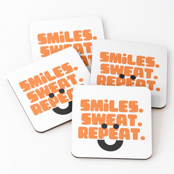 Item preview, Smiles, Sweat, Repeat designed and sold by RunningWhiskers.